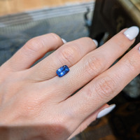 1.49 Ct. Blue Sapphire from Ceylon (Sri Lanka) Life Style