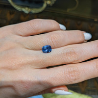 1.85 Ct. Blue Sapphire from Ceylon (Sri Lanka) Life Style