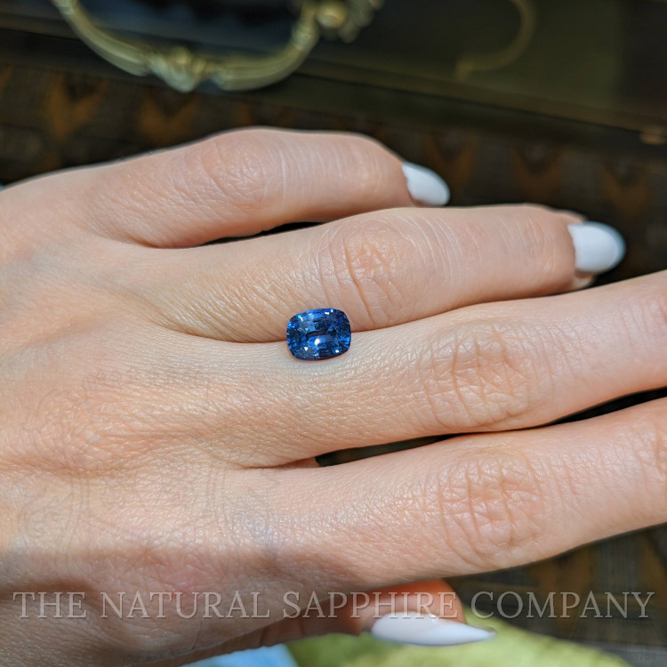 1.85 Ct. Blue Sapphire from Ceylon (Sri Lanka)
