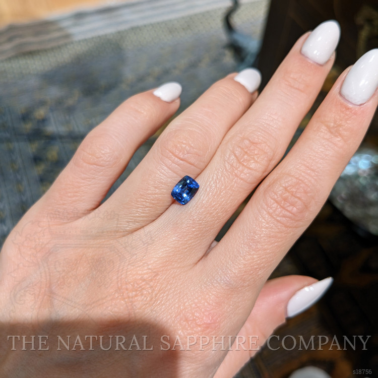 1.27 Ct. Blue Sapphire from Ceylon (Sri Lanka)