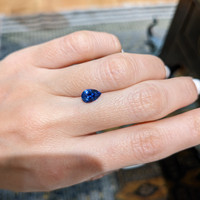 1.24 Ct. Blue Sapphire from Ceylon (Sri Lanka) Life Style