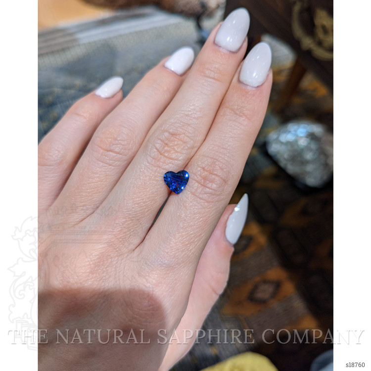 1.36 Ct. Blue Sapphire from Ceylon (Sri Lanka)