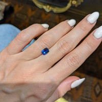 1.11 Ct. Blue Sapphire from Ceylon (Sri Lanka) Life Style