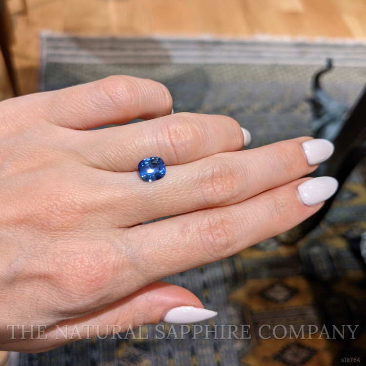 1.87 Ct. Blue Sapphire from Ceylon (Sri Lanka)