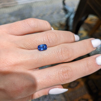 1.46 Ct. Blue Sapphire from Ceylon (Sri Lanka) Life Style