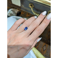 1.46 Ct. Blue Sapphire from Ceylon (Sri Lanka) Life Style