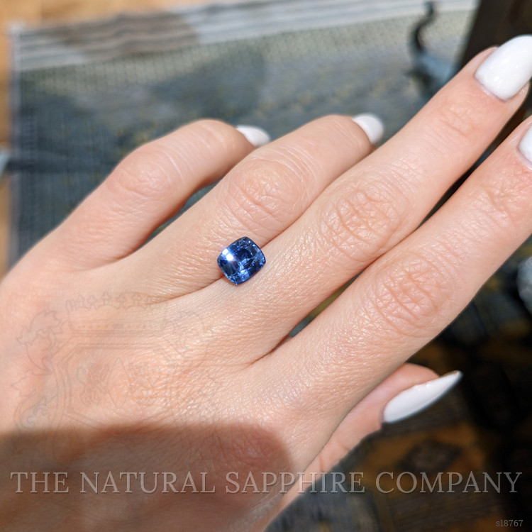 2.18 Ct. Blue Sapphire from Ceylon (Sri Lanka)