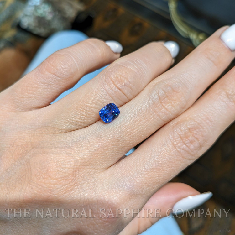 1.68 Ct. Blue Sapphire from Ceylon (Sri Lanka)