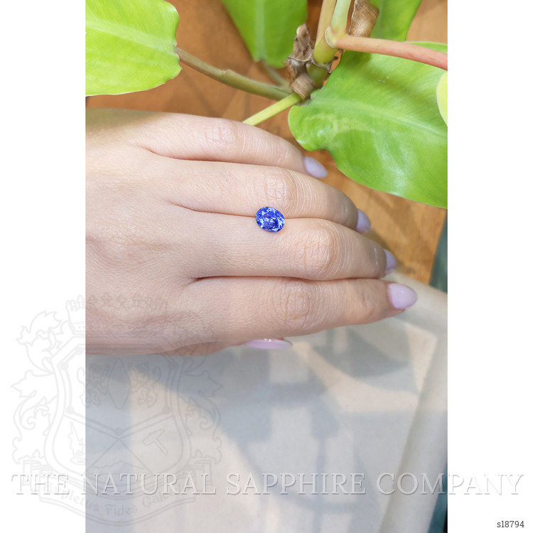2.16 Ct. Blue Sapphire from Ceylon (Sri Lanka)