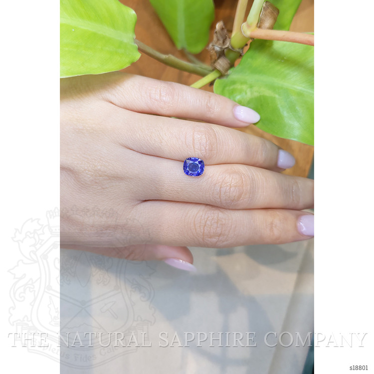 2.10 Ct. Purplish Blue Sapphire from Ceylon (Sri Lanka)
