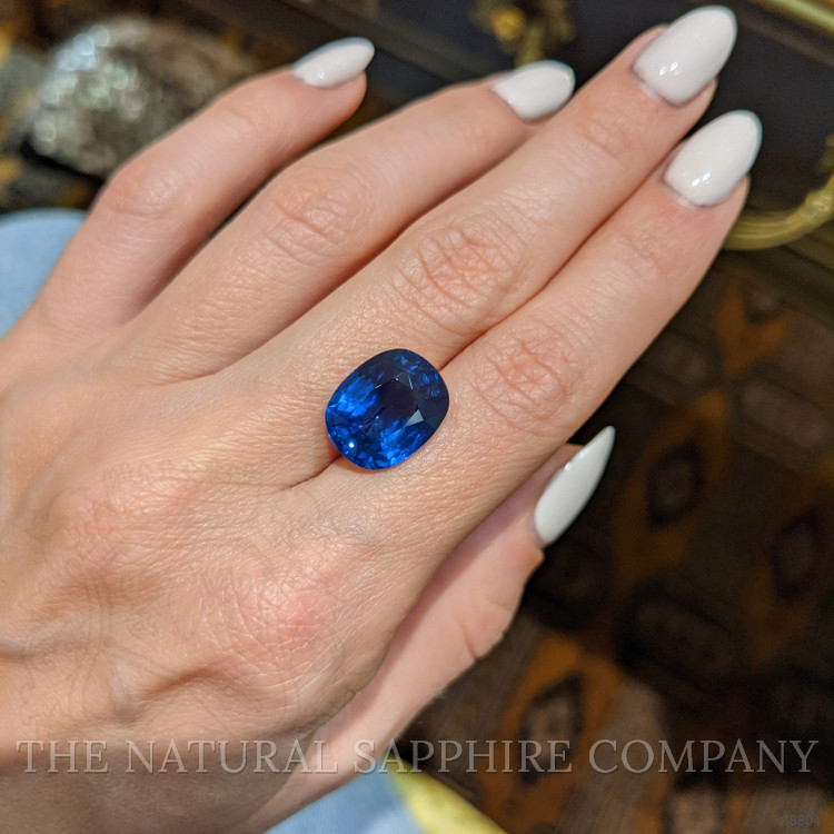 10.25 Ct. Blue Sapphire from Ceylon (Sri Lanka)