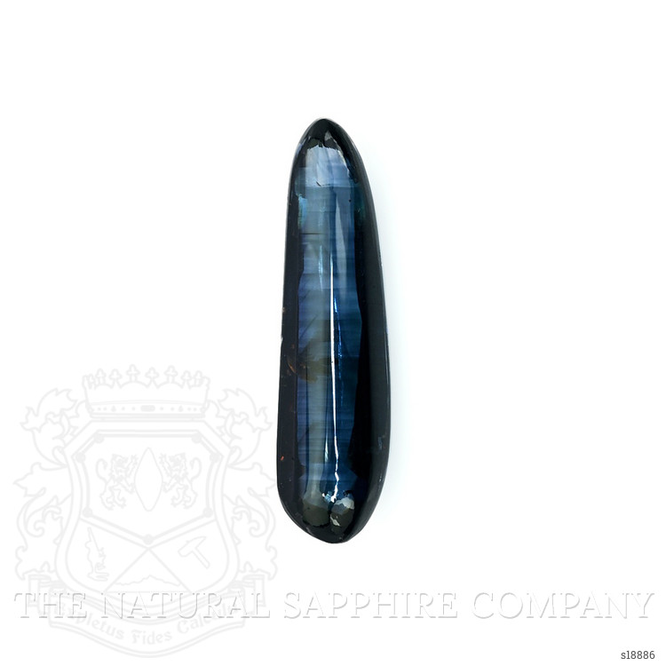 7.79 Ct. Greenish Blue Cabochon Sapphire from Ceylon (Sri Lanka)
