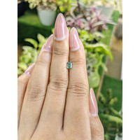 0.55 Ct. Green Sapphire from Madagascar Life Style