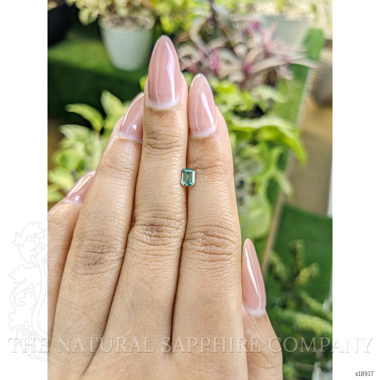 0.55 Ct. Green Sapphire from Madagascar