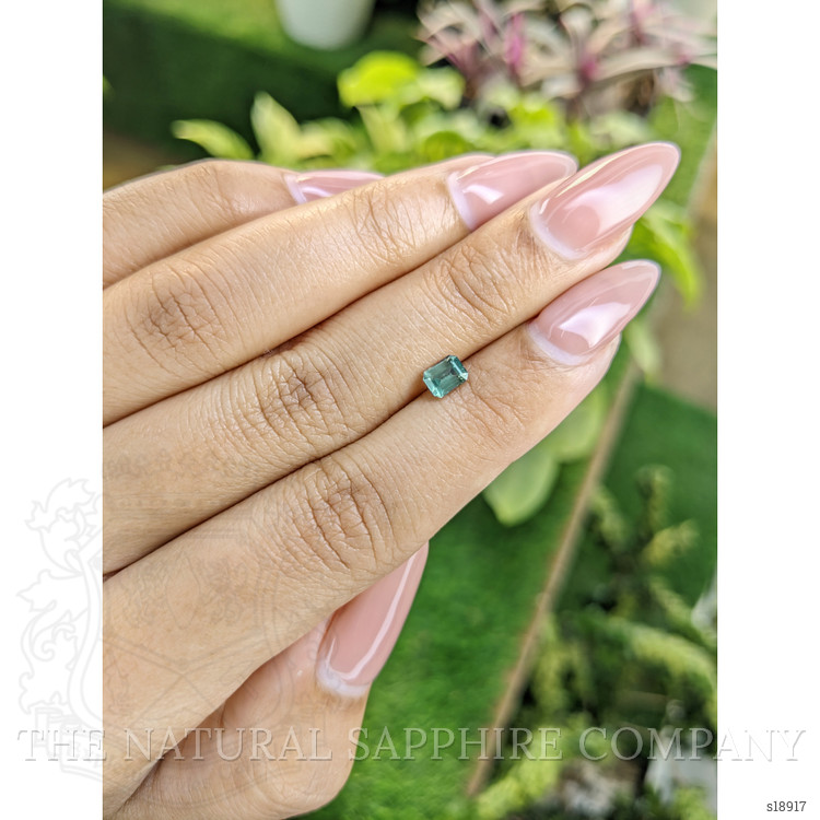 0.55 Ct. Green Sapphire from Madagascar