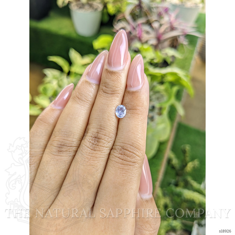 0.81 Ct. Violet Sapphire from Ceylon (Sri Lanka)