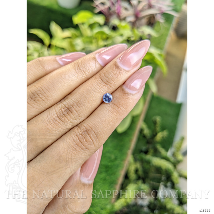 0.56 Ct. Blue Sapphire from Ceylon (Sri Lanka)