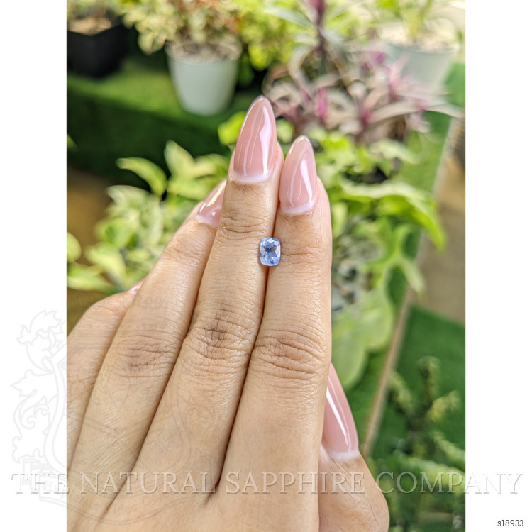 0.89 Ct. Blue Sapphire from Ceylon (Sri Lanka)
