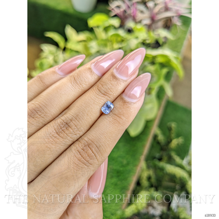 0.89 Ct. Blue Sapphire from Ceylon (Sri Lanka)