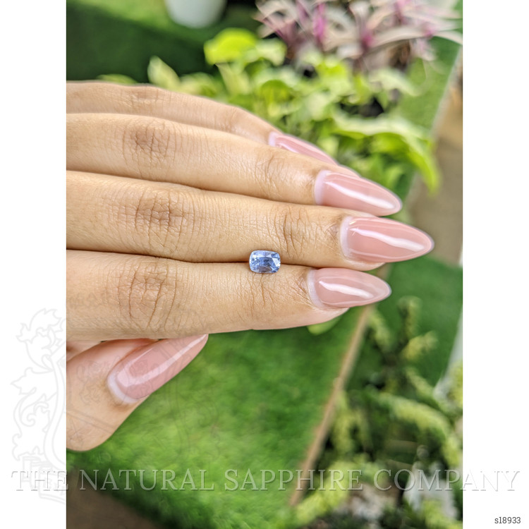 0.89 Ct. Blue Sapphire from Ceylon (Sri Lanka)