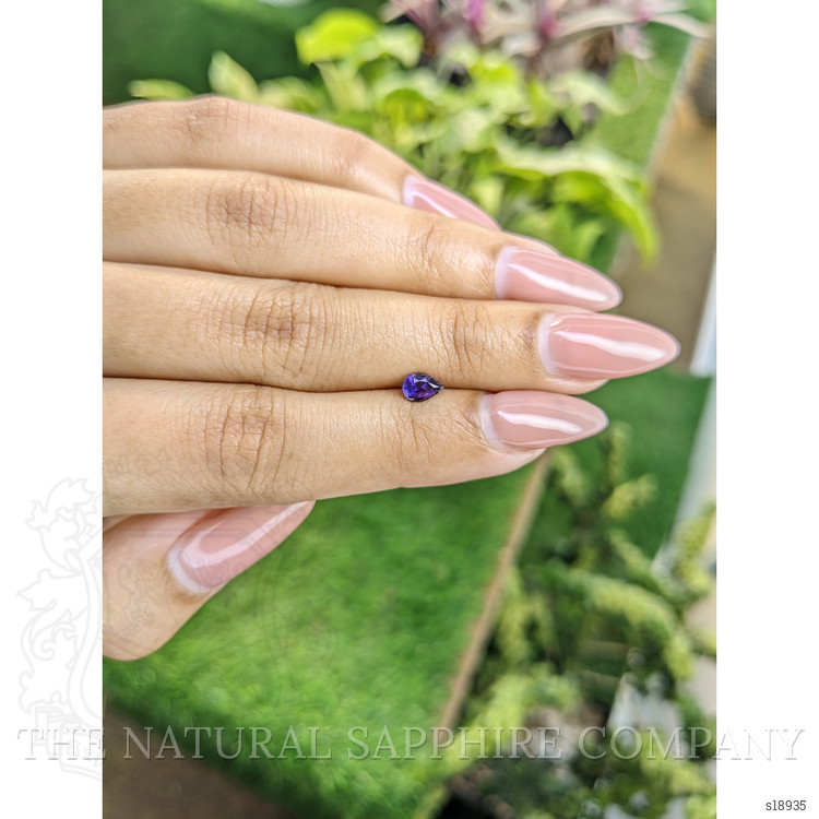 0.46 Ct. Purple Sapphire from Ceylon (Sri Lanka)