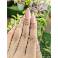 0.46 Ct. Purple Sapphire from Ceylon (Sri Lanka) Life Style