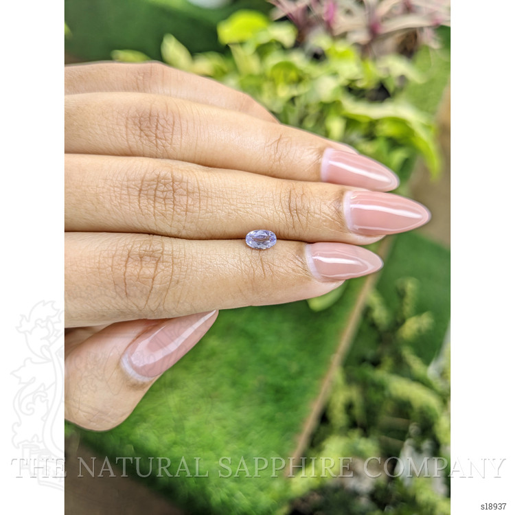 0.75 Ct. Purple Sapphire from Ceylon (Sri Lanka)