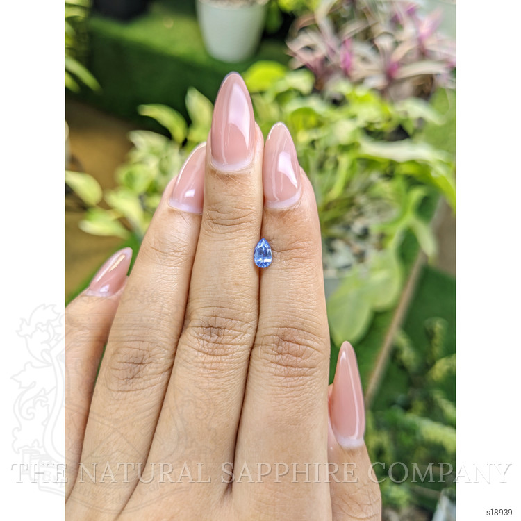 0.56 Ct. Blue Sapphire from Ceylon (Sri Lanka)