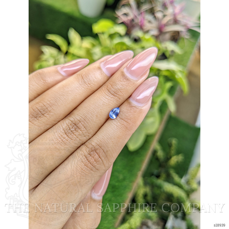 0.56 Ct. Blue Sapphire from Ceylon (Sri Lanka)