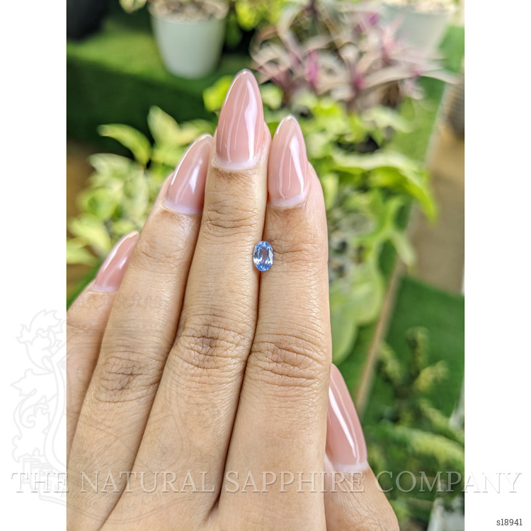 0.54 Ct. Blue Sapphire from Ceylon (Sri Lanka)