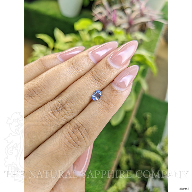 0.54 Ct. Blue Sapphire from Ceylon (Sri Lanka)