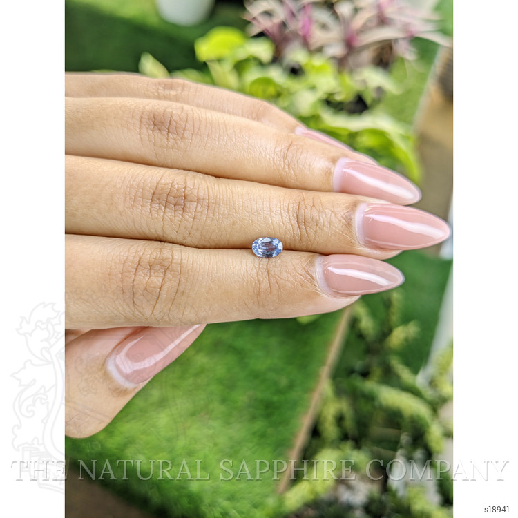 0.54 Ct. Blue Sapphire from Ceylon (Sri Lanka)