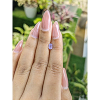 0.74 Ct. Pinkish Purple Sapphire from Ceylon (Sri Lanka) Life Style