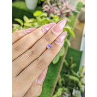 0.74 Ct. Pinkish Purple Sapphire from Ceylon (Sri Lanka) Life Style