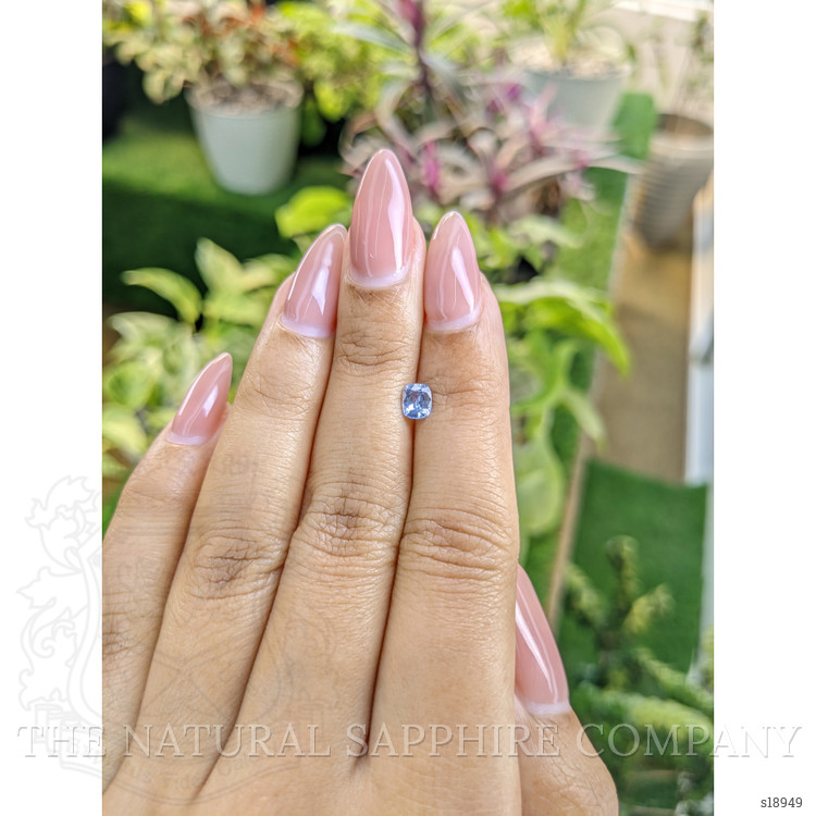 0.49 Ct. Blue Sapphire from Ceylon (Sri Lanka)
