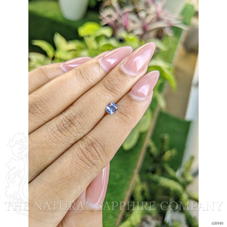 0.49 Ct. Blue Sapphire from Ceylon (Sri Lanka)