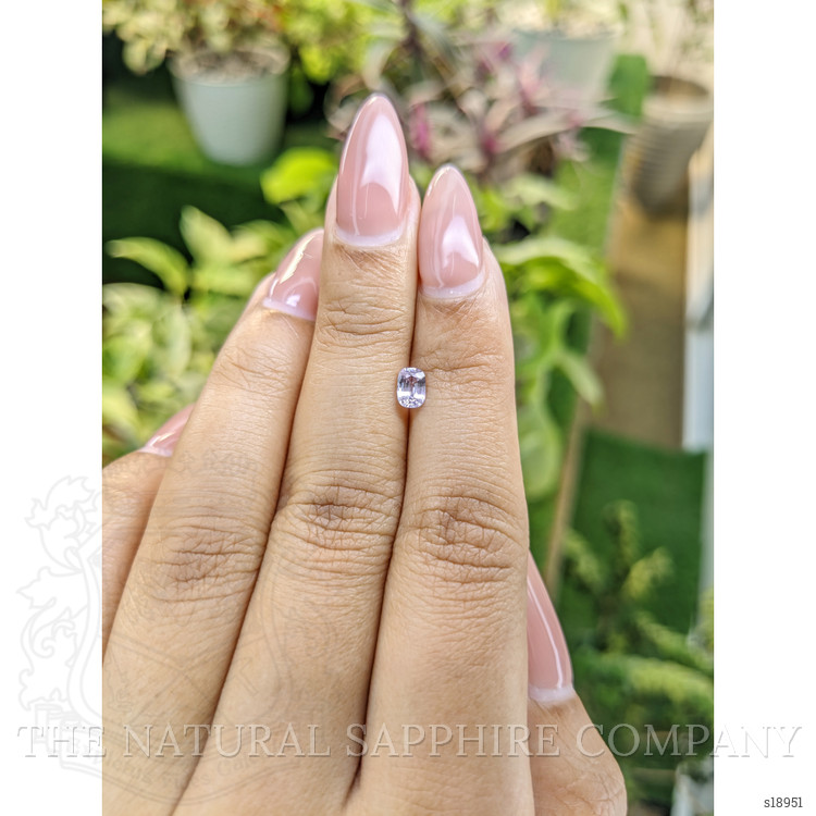 0.44 Ct. Purple Sapphire from Ceylon (Sri Lanka)