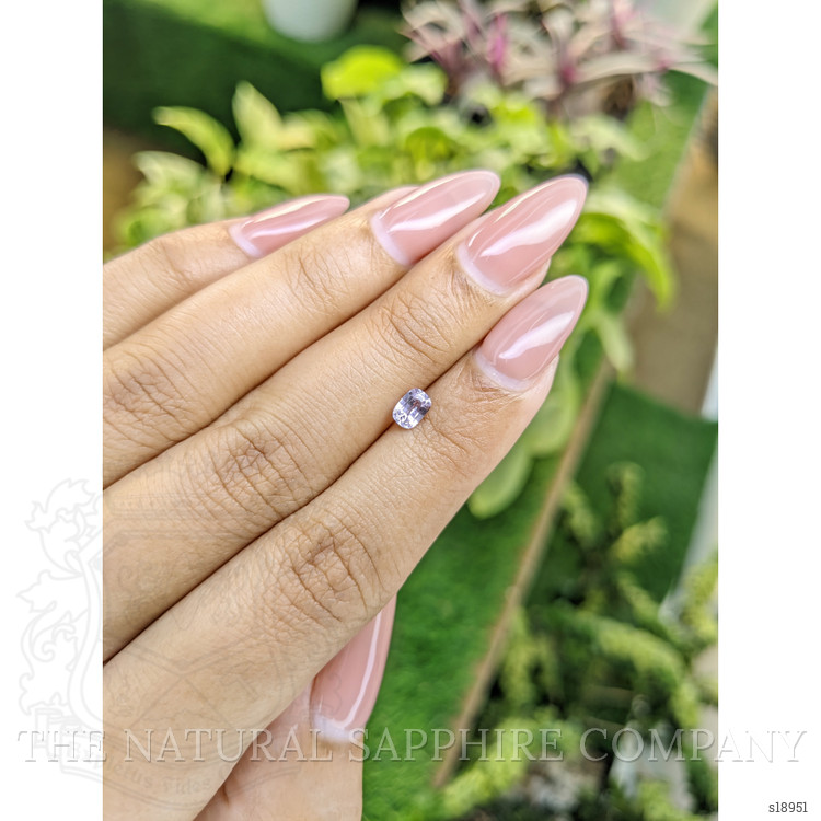 0.44 Ct. Purple Sapphire from Ceylon (Sri Lanka)