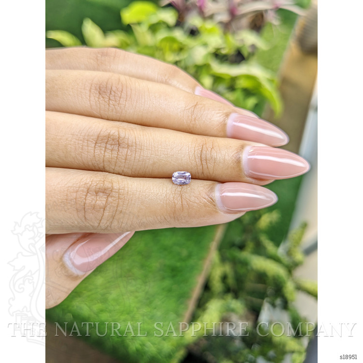 0.44 Ct. Purple Sapphire from Ceylon (Sri Lanka)