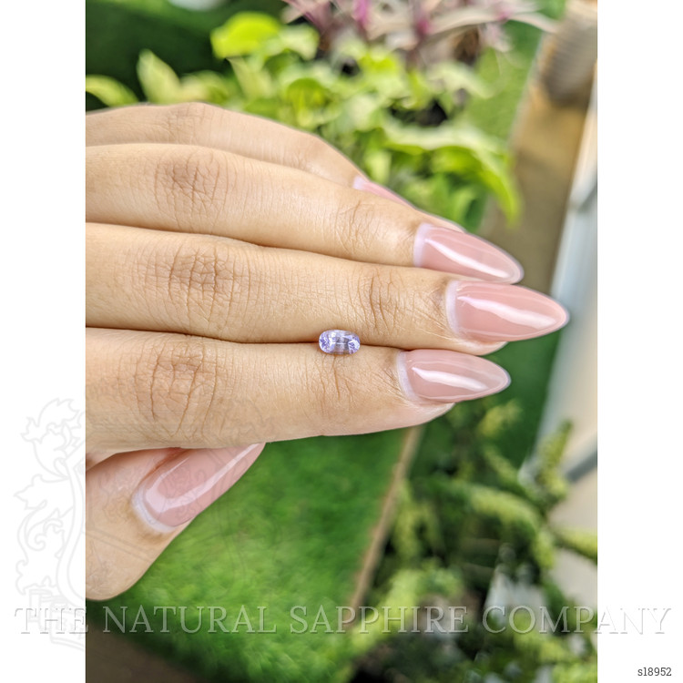 0.66 Ct. Purple Sapphire from Ceylon (Sri Lanka)