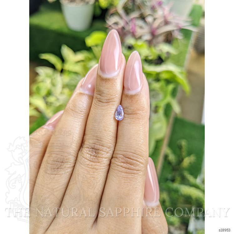 0.76 Ct. Purple Sapphire from Ceylon (Sri Lanka)