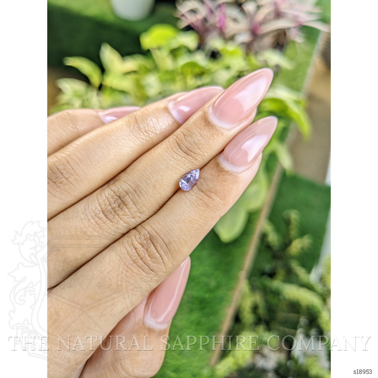 0.76 Ct. Purple Sapphire from Ceylon (Sri Lanka)