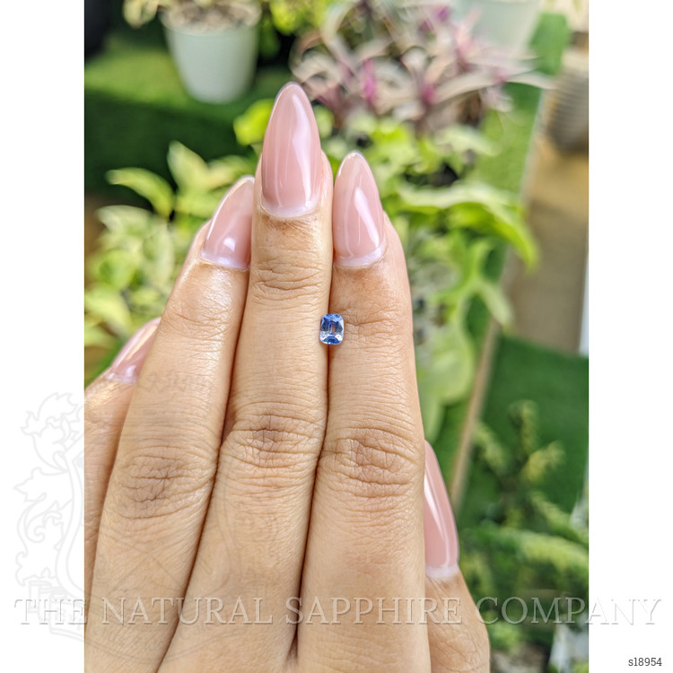 0.44 Ct. Bi Color / Parti Sapphire from Ceylon (Sri Lanka)