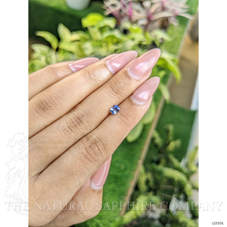 0.44 Ct. Bi Color / Parti Sapphire from Ceylon (Sri Lanka)