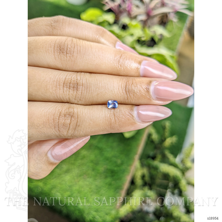0.44 Ct. Bi Color / Parti Sapphire from Ceylon (Sri Lanka)