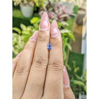 0.56 Ct. Blue Sapphire from Ceylon (Sri Lanka) Life Style