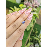 0.56 Ct. Blue Sapphire from Ceylon (Sri Lanka) Life Style