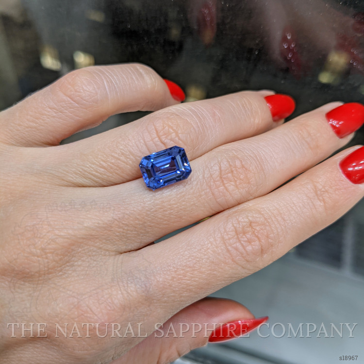 5.98 Ct. Blue Sapphire from Ceylon (Sri Lanka)