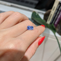 2.67 Ct. Blue Sapphire from Ceylon (Sri Lanka) Life Style