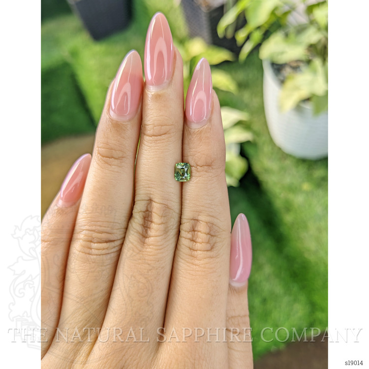 0.81 Ct. Yellowish Green Sapphire from Madagascar